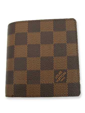 1:1 Copy Louis Vuitton Damier Ebene Canvas 3 Credit Card Slots N60905 Replica - Click Image to Close